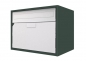 Preview: Briefkasten Huber Aluminium 300/400 Dunkelgrün metallic IGP 65780 MP